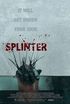 Mini splinter poster