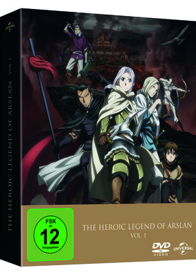 Gewinnt zum Heimkinostart von The Heroic Legend of Arslan (Ep. 1-13) Vol. 1 ein tolles Fan-Paket