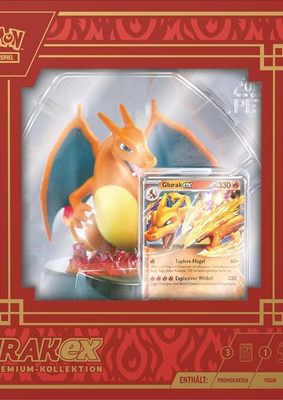 Schnapp sie dir alle: Wir verlosen zum Pokémon-Sammelkartenspiel die "Super-Premium-Kollektion Glurak-ex"