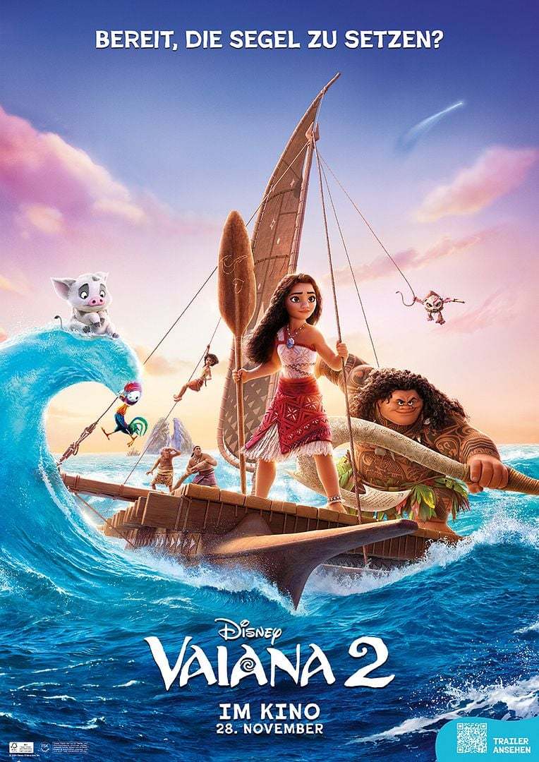 Auf ins nächste Abenteuer: Wir verlosen zum Streamingstart von "Vaiana 2" tolle Fan-Pakete