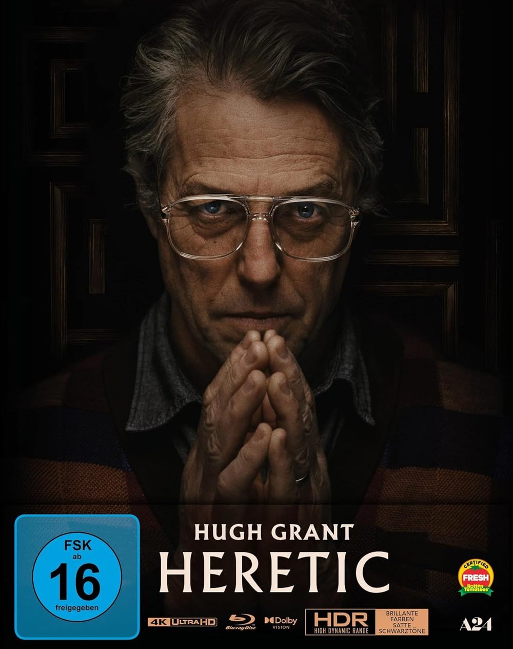Hugh Grant und A24: Wir verlosen die Horror-Überraschung "Heretic" als Mediabook