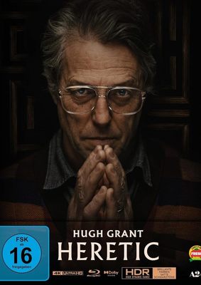 Hugh Grant und A24: Wir verlosen die Horror-Überraschung "Heretic" als Mediabook