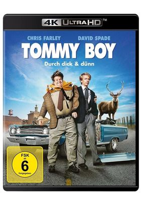 Jede Menge Chaos: Wir verlosen die Kult-Komödie "Tommy Boy -Durch dick und dünn" auf 4K UHD