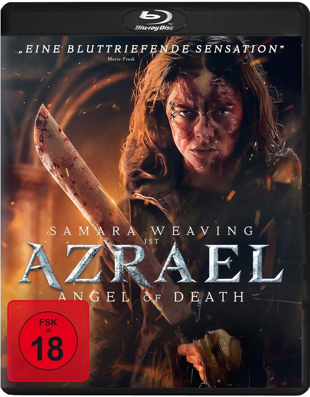 Horror-Queen Samara Weaving in Bestform: Wir verlosen "Azrael - Angel of Death" auf BD