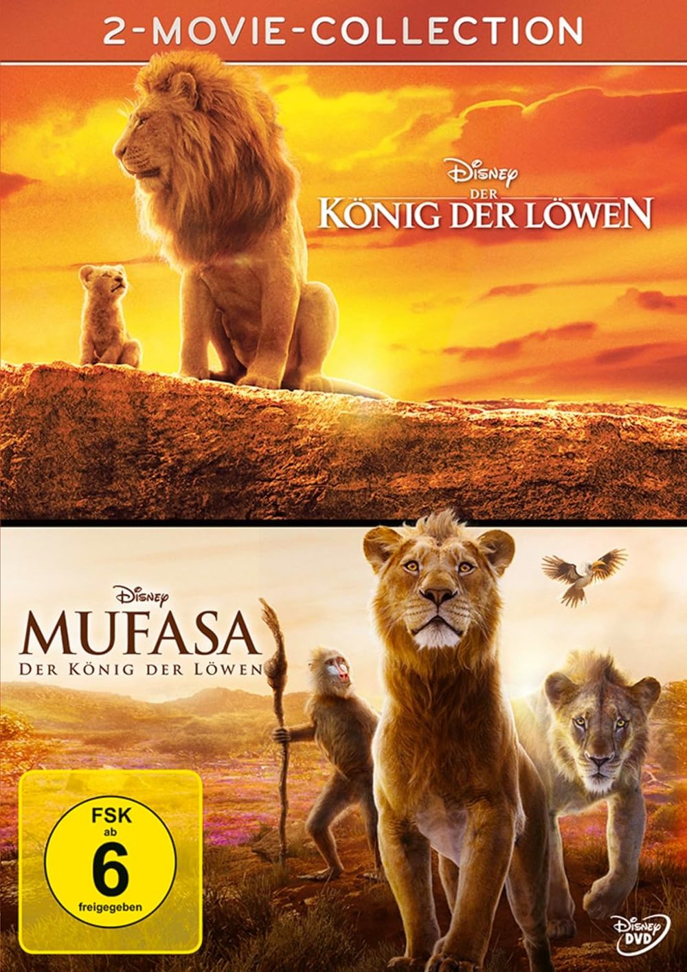 Gut gebrüllt: Wir verlosen "Mufasa: Der König der Löwen" und "Der König der Löwen" als DVD-Doppelbox
