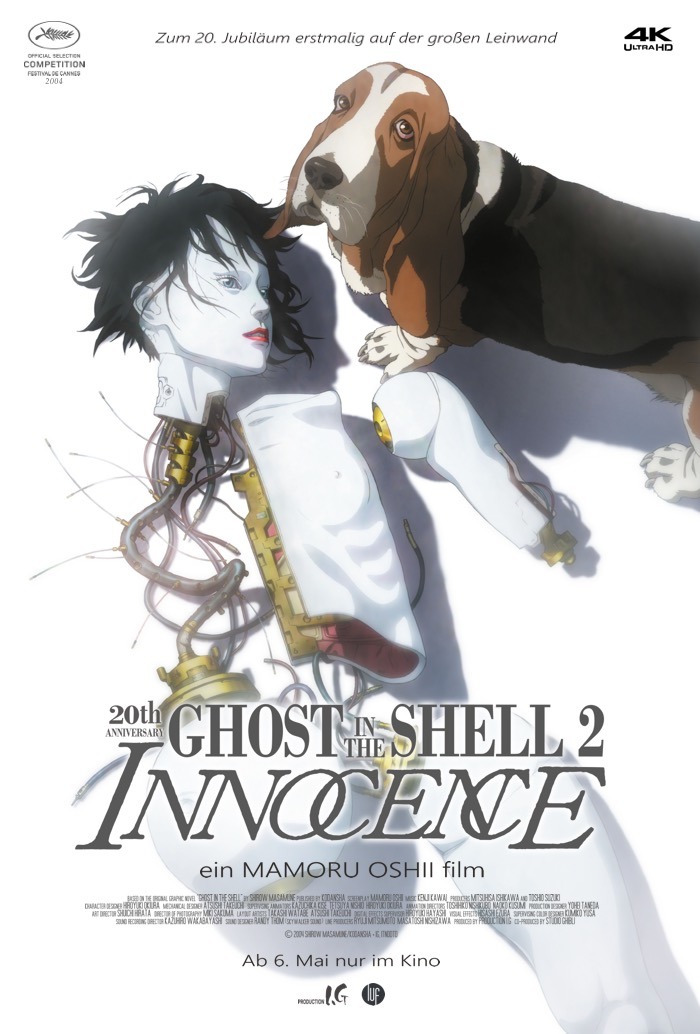 Ein Sci-Fi-Kultfilm zurück im Kino: Zum Kinostart von "Ghost in the Shell 2 - Innocence" verlosen wir Kinokarten