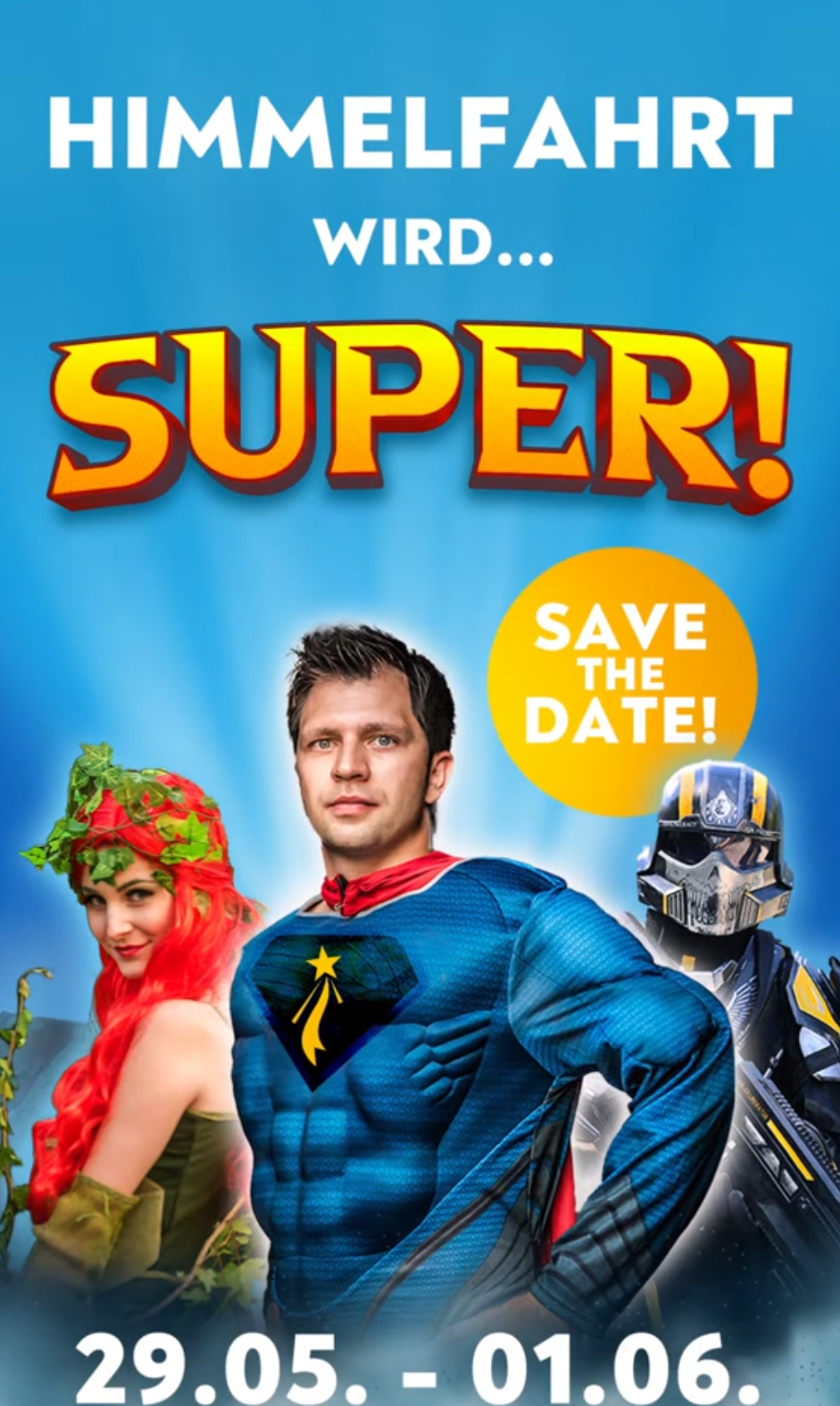 SUPER Held*innen im Filmpark Babelsberg: Wir verlosen passend zu den Fan-Tagen vom 29. Mai - 01. Juni Freikarten für den Filmpark