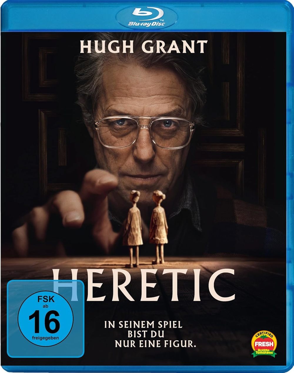 Hugh Grant und A24: Wir verlosen den überraschenden Horror-Thriller "Heretic" auf BD