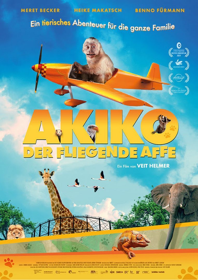 Ein Affentheater: Zum Kinostart des Familienfilms "Akiko, der fliegende Affe" verlosen wir schöne Film-Pakete mit Kinokarten