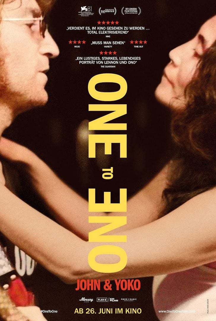 Die Welt von  John Lennon und Yoko Ono: Zum Kinostart von "One to One: John & Yoko" verlosen wir ein schönes Film-Paket