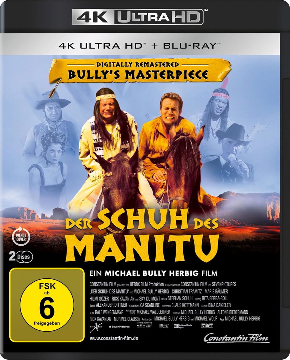 Servus: Wir verlosen den Kultfilm "Der Schuh des Manitu" auf 4K UHD