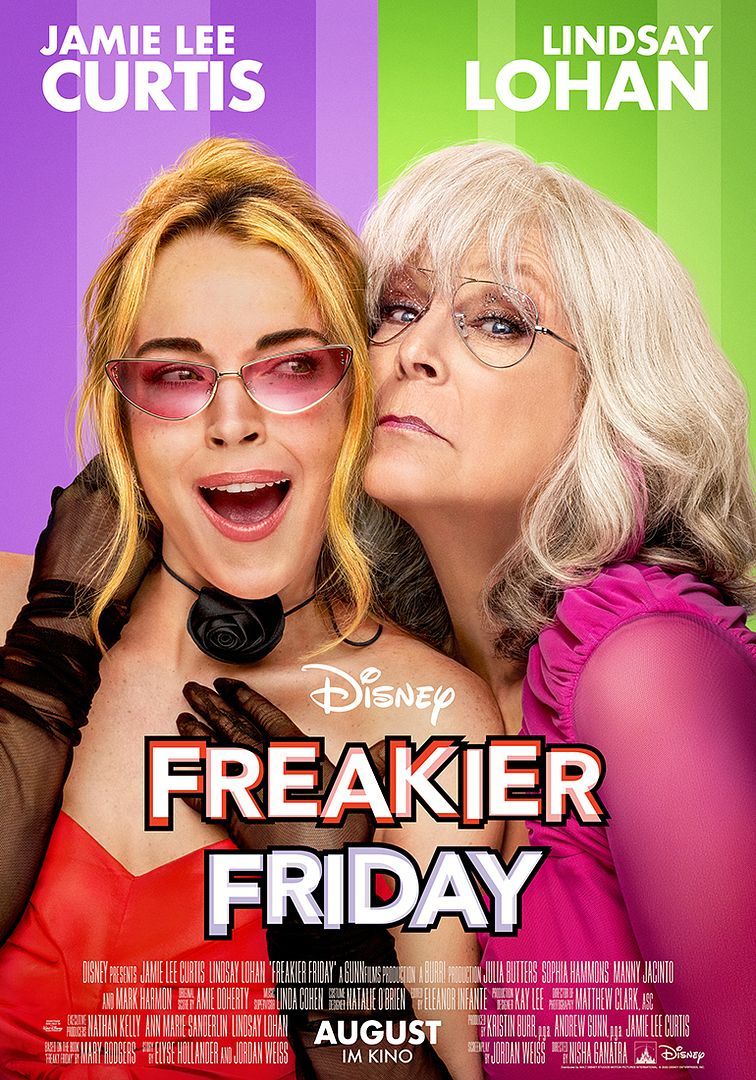 Jamie Lee Curtis & Lindsay Lohan sind zurück: Zum Kinostart von "Freakier Friday" verlosen wir schöne Film-Pakete