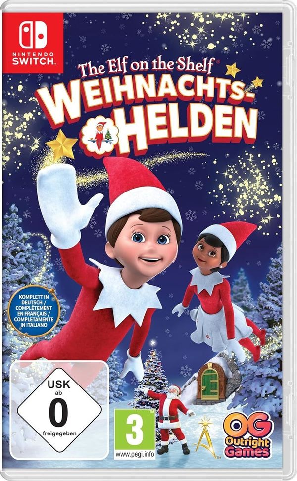 Weihnachtstradition als Videospiel für die ganze Familie: Wir verlosen das Videospiel "The Elf on the Shelf®: WEIHNACHTSHELDEN" für die Nintendo Switch