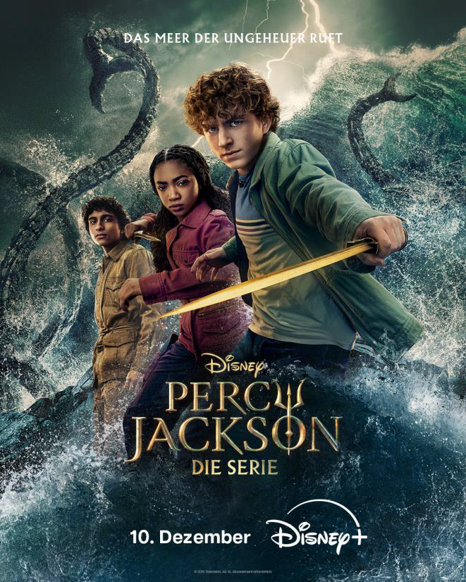 Das Meer der Ungeheuer ruft: Wir verlosen zum Start der 2. Staffel "Percy Jackson: Die Serie" am 10. Dezember auf Disney+ die Buchvorlage