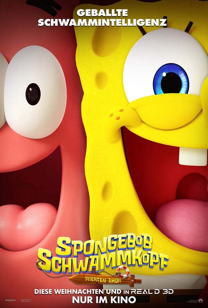 Der Schwammkopf ist zurück: Wir verlosen zum Kinostart von "Spongebob Schwammkopf: Piraten Ahoi!" ein schönes Film-Paket