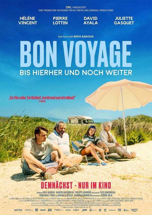 Die erste echte Sterbehilfekomödie: Wir verlosen zum Kinostart von "Bon Voyage - Bis hierher und noch weiter" ein schönes Film-Pakete mit Kinokarten