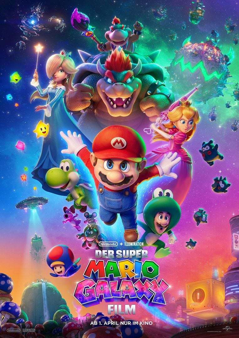Der Kult-Klempner ist zurück: Wir verlosen zum Kinostart von "Der Super Mario Galaxy Film" Kinokarten