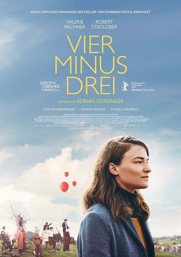 Bewegendes Trauerdrama, bald im Kino: Wir verlosen Freikarten und den Roman zu "Vier minus drei"