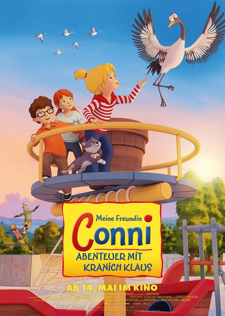 Vom Buch auf die Leinwand: Wir verlosen schöne Film-Paket mit Kinokarten zu "Meine Freundin Conni - Abenteuer mit Kranich Klaus"