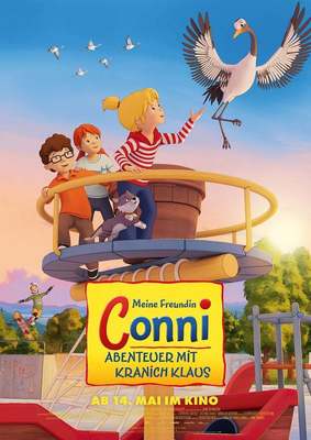 Vom Buch auf die Leinwand: Wir verlosen schöne Film-Paket mit Kinokarten zu "Meine Freundin Conni - Abenteuer mit Kranich Klaus"