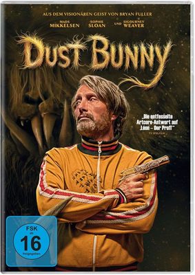 Mads Mikkelsen als Profi-Killer im Kampf gegen das Monster unterm Bett: Wir verlosen "Dust Bunny" auf DVD