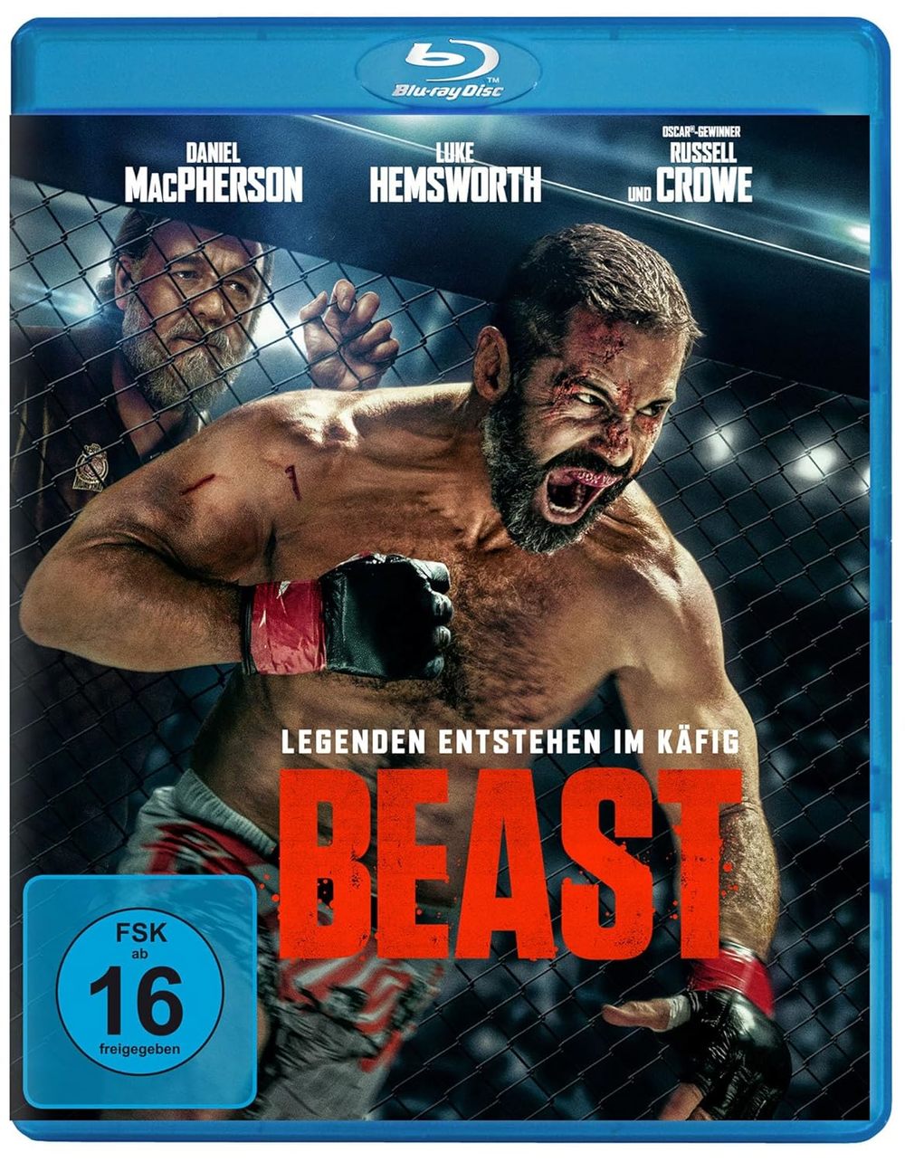 Brutale Käfigkämpfe mit Russell Crowe: Wir verlosen das MMA Drama "Beast" auf Blu-Ray