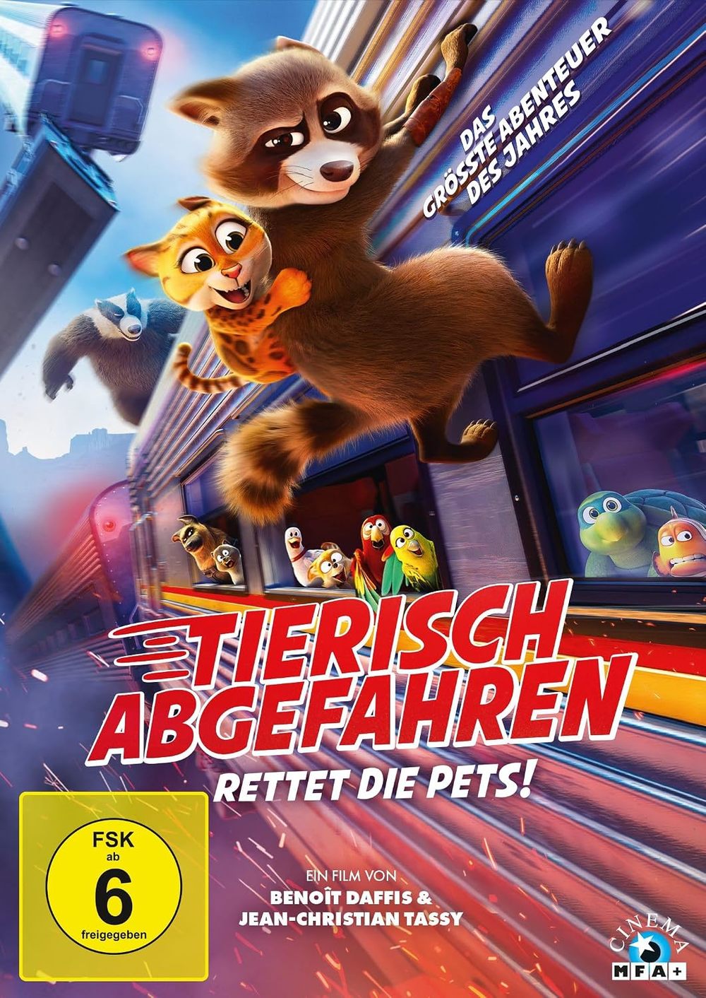 "Tierisch Abgefahren - Rettet die Pets": Wir verlosen den wilden Animationsspaß auf DVD ohne Verspätung und Gleisänderung 