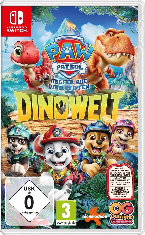 Die vier Pfoten als Videospiel-Abenteuer: Wir verlosen zum Start von "PAW Patrol™: Dinowelt" schöne Fan-Pakete