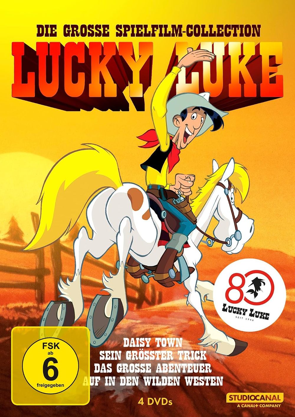 Schneller als sein Schatten: Wir verlosen die "Lucky Luke: Die große Spielfilm-Collection" Box auf DVD