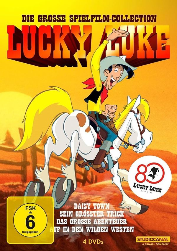 Schneller als sein Schatten: Wir verlosen die "Lucky Luke: Die große Spielfilm-Collection" Box auf DVD