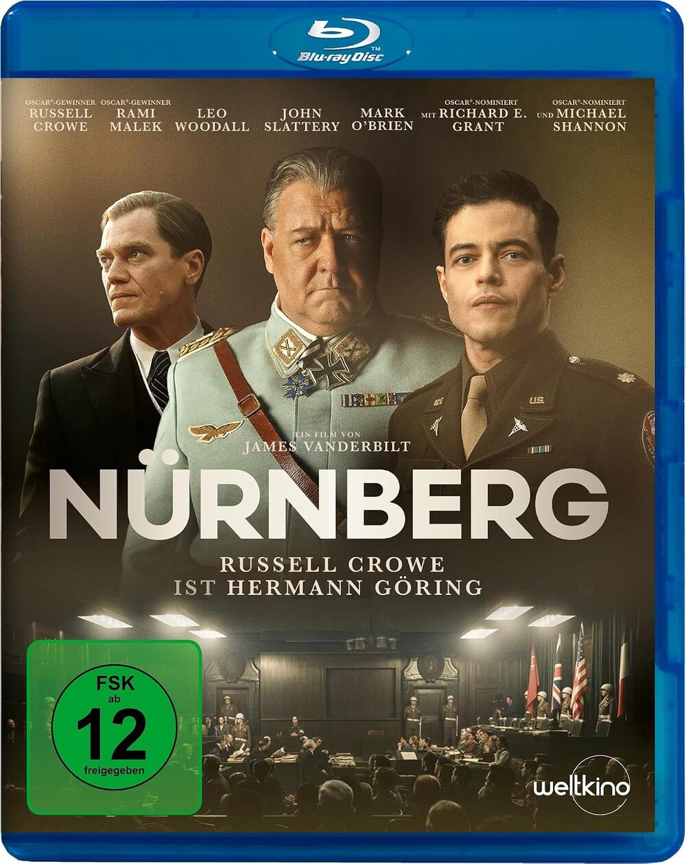 Gerechtigkeit: Wir verlosen das packende Drama "Nürnberg" mit Russell Crowe auf BD